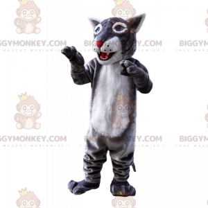 Στολή μασκότ BIGGYMONKEY™ Blue Eyed Wolf - Biggymonkey.com