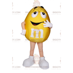 BIGGYMONKEY™ M&Ms Costume da mascotte giallo - Biggymonkey.com