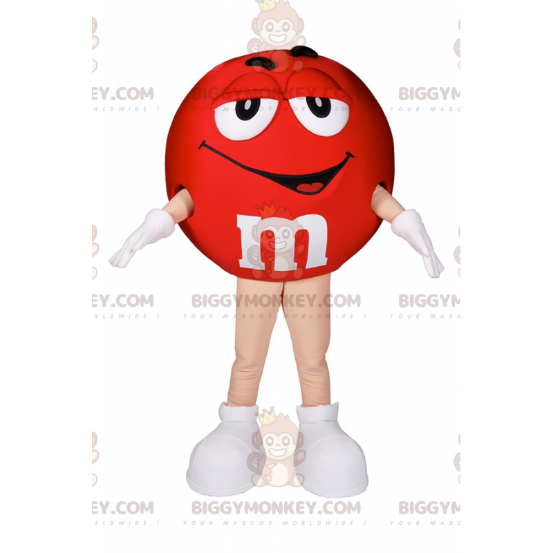 Κόκκινη στολή μασκότ BIGGYMONKEY™ M&Ms - Biggymonkey.com