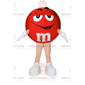 BIGGYMONKEY™ M&Ms Costume da mascotte rosso - Biggymonkey.com