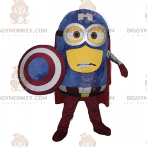 BIGGYMONKEY™ Minion maskotti -asu - Kapteeni Amerikka -