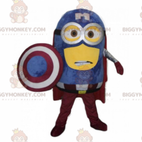 BIGGYMONKEY™ Minion Mascot Costume - Captain America -