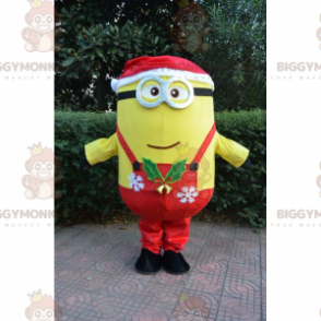 BIGGYMONKEY™ Minion Mascot Costume Christmas Outfit –