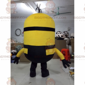 BIGGYMONKEY™ Minion Stuart Mascot Costume - Black Jumpsuit –