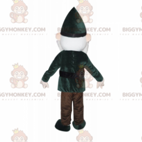 Snow White Dwarf BIGGYMONKEY™ Mascot Costume - Green Outfit –