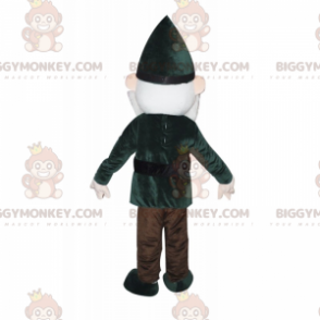 Στολή μασκότ BIGGYMONKEY™ Snow White Dwarf - Πράσινη στολή -