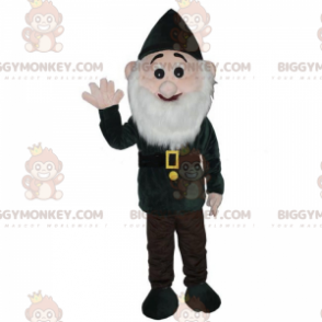 Snow White Dwarf BIGGYMONKEY™ Mascot Costume - Green Outfit –