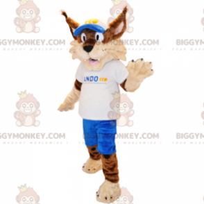 BIGGYMONKEY™ Costume mascotte gnomo da giardino rosso -