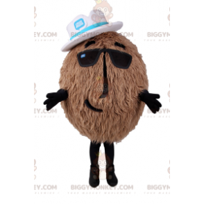 Traje de mascote de coco BIGGYMONKEY™ com chapéu –