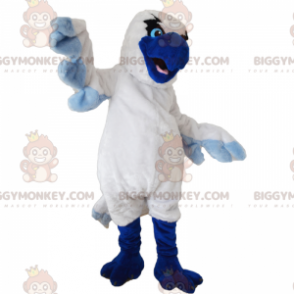 BIGGYMONKEY™ White Bird Blue Beak maskottiasu - Biggymonkey.com