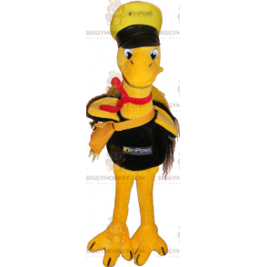 BIGGYMONKEY™ Postman Outfit Bird Mascot Costume –