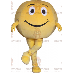 BIGGYMONKEY™ Grapefruit-mascottekostuum met glimlach -