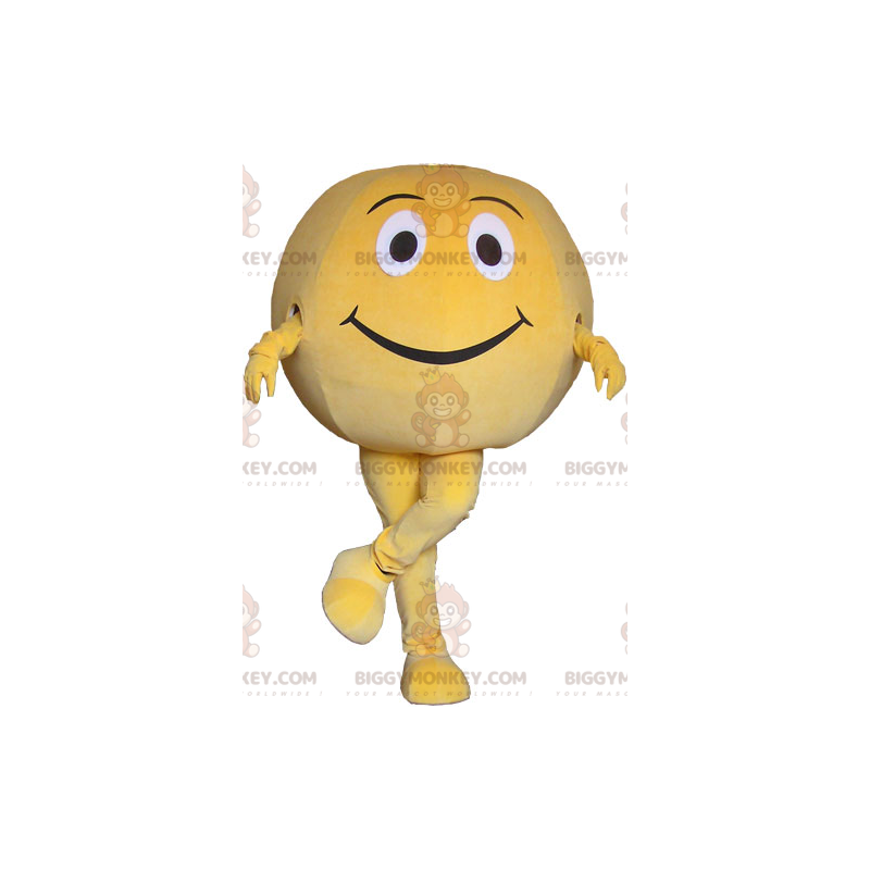 Costume de mascotte BIGGYMONKEY™ pamplemousse avec sourire -