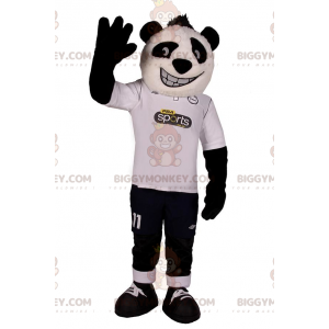 Costume de mascotte BIGGYMONKEY™ panda en tenue de soccer -