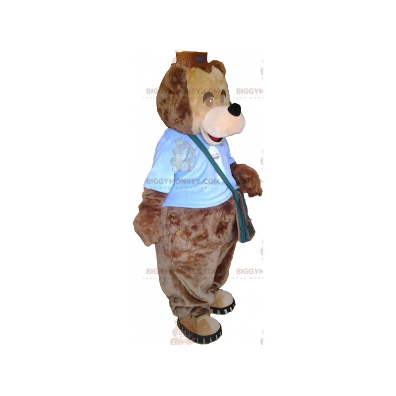 Costume de mascotte BIGGYMONKEY™ panier de basket souriant -