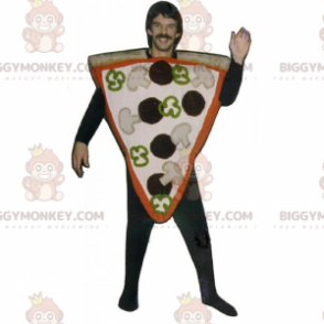 Κοστούμι μασκότ BIGGYMONKEY™ Slice of Toped Pizza Mascot -