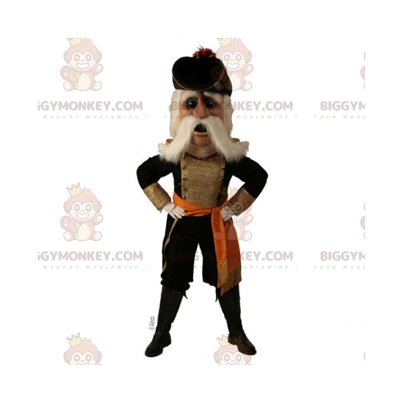 BIGGYMONKEY™ Character Mascot Costume - Kapten 1800-talet -