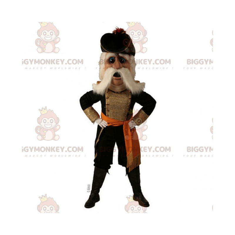 BIGGYMONKEY™-hahmon maskottiasu - Kapteeni 1800-luvulta -