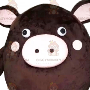 Disfraz de mascota de personaje BIGGYMONKEY™ - Cerdo redondo -