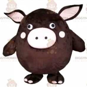 BIGGYMONKEY™ Character Mascot Costume - Round Pig –