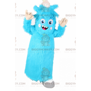 BIGGYMONKEY™ Charakter-Maskottchen-Kostüm – Kleines blaues