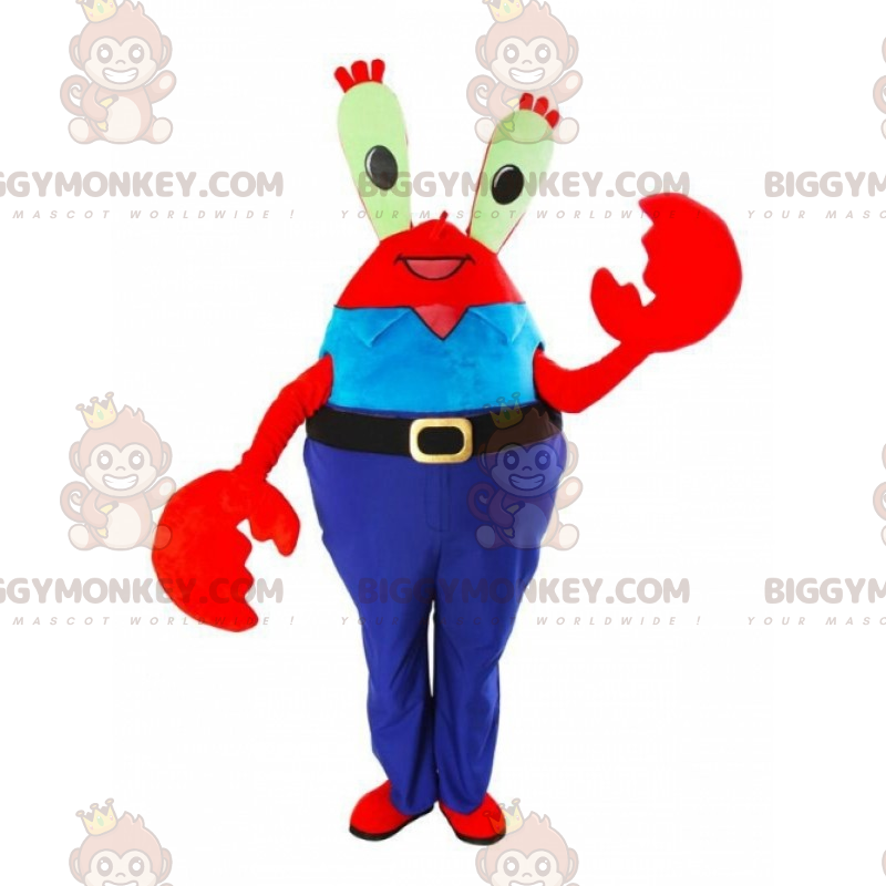 BIGGYMONKEY™ SvampeBob Firkant Maskotkostume - Mister Krabs -