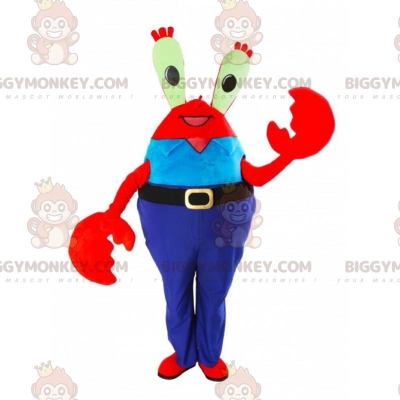 Στολή μασκότ BIGGYMONKEY™ SpongeBob SquarePants - Mister Krabs