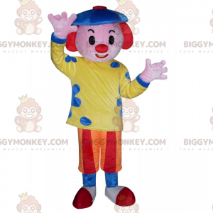 BIGGYMONKEY™ Maskottchen Kostüm Zirkusfigur – Clown mit
