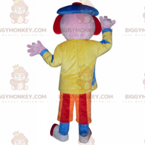 BIGGYMONKEY™ Mascot Costume Circus Character - Clown with Beret
