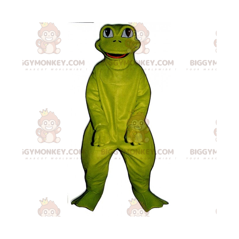 BIGGYMONKEY™ Mascot Costume Green and Red Frog In Sizes L (175-180CM)