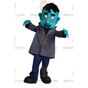 Costume de mascotte BIGGYMONKEY™ personnage de Frankenstein -