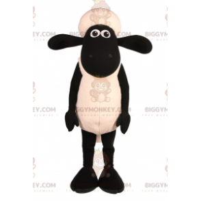 Traje de mascote de personagem de BIGGYMONKEY™ Shaun, a ovelha