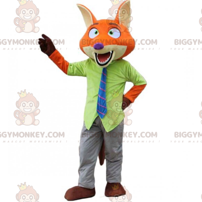 Costume da mascotte BIGGYMONKEY™ personaggio Zootopia - Nick