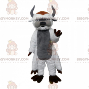 Kostým maskota BIGGYMONKEY™ kreslená postavička – koza –