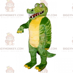 BIGGYMONKEY™ sarjakuvahahmon maskottiasu - krokotiili -