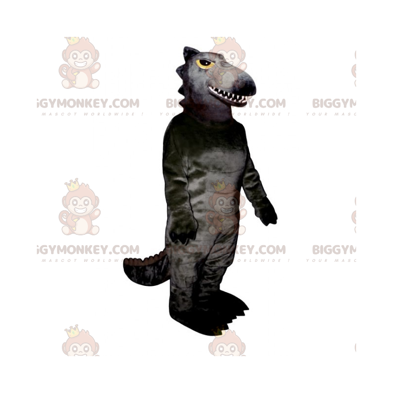 BIGGYMONKEY™ Mascot Costume Cartoon Character - Black Dragon -