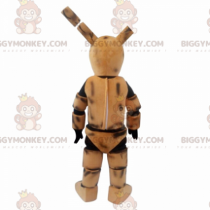 BIGGYMONKEY™ Cartoon-Maskottchen-Kostüm – Hase zerstören -
