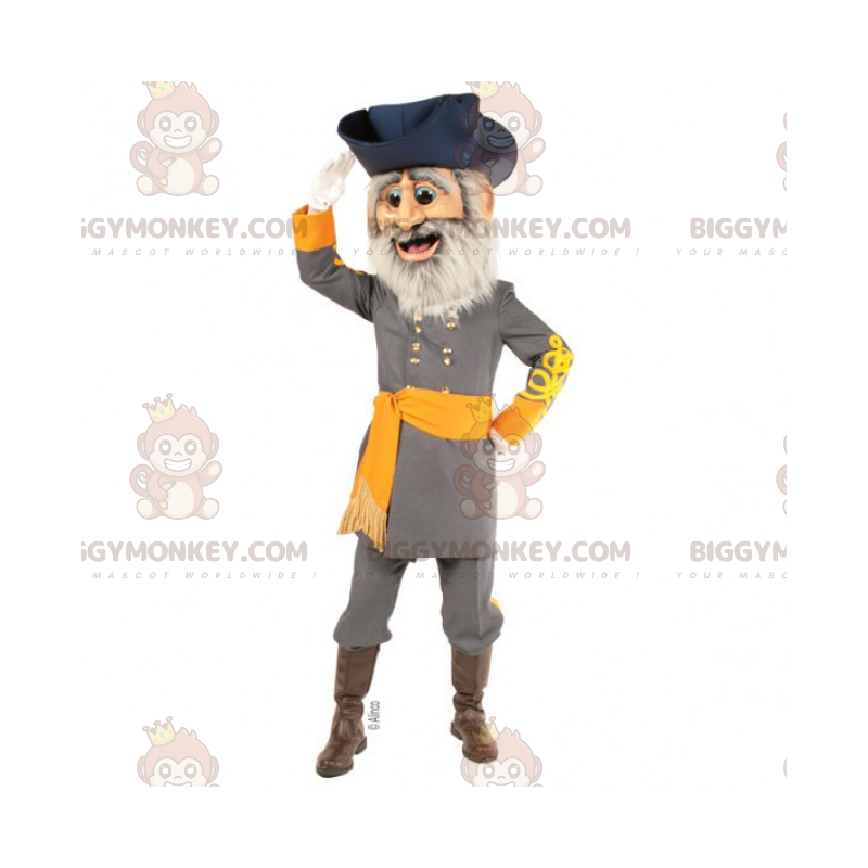 BIGGYMONKEY™ Costume mascotte personaggio storico - Capitano