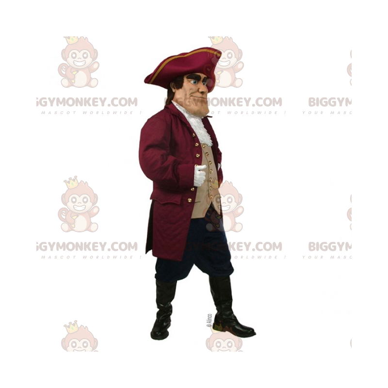 BIGGYMONKEY™ Historisches Maskottchen-Kostüm – Mitglied des