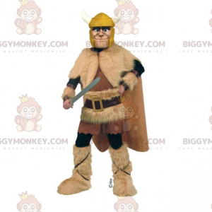 BIGGYMONKEY™ Historisches Maskottchen-Kostüm – Wikinger -