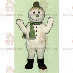 BIGGYMONKEY™ Winter-Charakter-Maskottchen-Kostüm – Schneemann -