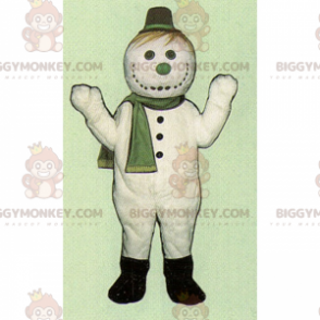 BIGGYMONKEY™ Winter-Charakter-Maskottchen-Kostüm – Schneemann -