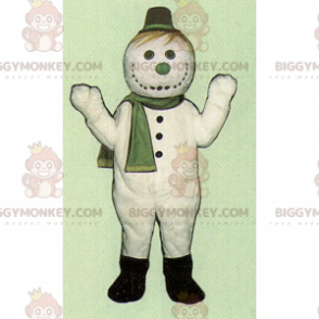 Kostium maskotki zimowej postaci BIGGYMONKEY™ — Bałwan -