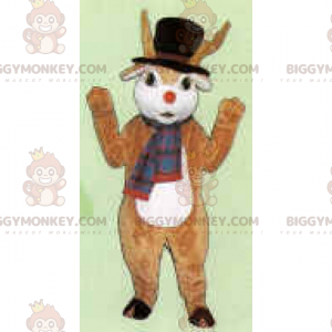 BIGGYMONKEY™ Costume da mascotte per personaggio invernale -