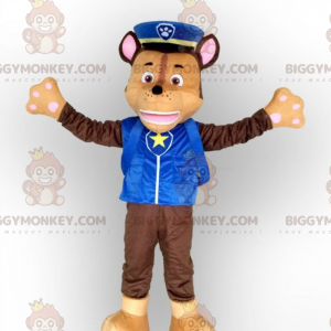 BIGGYMONKEY™-hahmo Paw Patrol maskotti -asu - Chase -