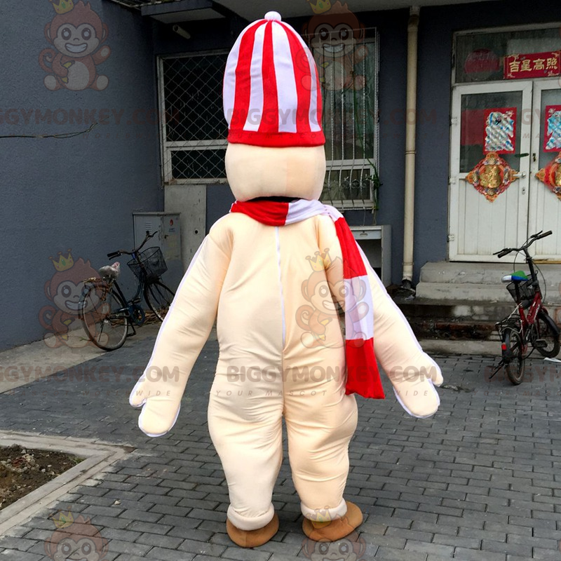 BIGGYMONKEY™ lomahahmon maskottiasu - Candy Cane Man -