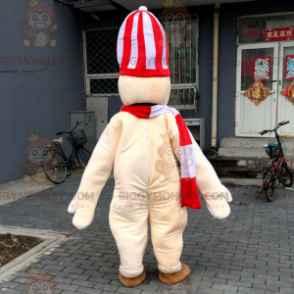 BIGGYMONKEY™ Mascot-kostume til feriekarakter - Candy Cane Man