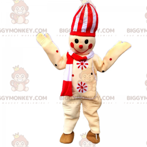 BIGGYMONKEY™ Mascot-kostume til feriekarakter - Candy Cane Man