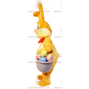 Costume de mascotte BIGGYMONKEY™ petit lapin de paques -