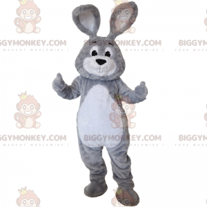 Kostium maskotki małego szarego królika BIGGYMONKEY™ -